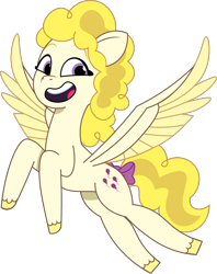 Size: 716x902 | Tagged: safe, artist:prixy05, surprise, pegasus, pony, g1, g5, my little pony: tell your tale, bean mouth, bow, colored wings, concave belly, female, flying, g1 to g5, generation leap, hooves, mare, open mouth, simple background, solo, spread wings, tail, tail bow, transparent background, two toned wings, unshorn fetlocks, vector, wings