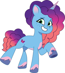 Size: 1090x1224 | Tagged: safe, alternate version, artist:prixy05, misty brightdawn, pony, unicorn, g5, my little pony: tell your tale, rebirth misty, simple background, solo, transparent background, vector