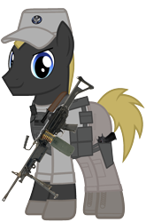 Size: 1280x1938 | Tagged: safe, artist:edy_january, edit, vector edit, oc, oc only, oc:ray jackson, earth pony, pony, angry birds, armor, body armor, bomb (angry birds), call of duty, call of duty: modern warfare 2, clothes, desert eagle, engineer, gun, handgun, heavy, heavy weapons guy, light machine gun, m249, machine gun, military, military pony, military uniform, pistol, ponified, shirt, simple background, soldier, soldier pony, solo, special forces, tactical, tactical pony, tactical vest, task forces 141, transparent background, uniform, united states, vector, vest, weapon