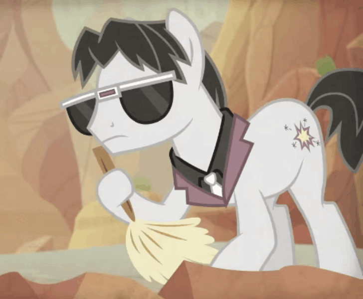 3199542 safe, screencap, withers, earth pony, pony, daring doubt, g4, animated, cropped, gif
