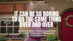 Size: 1920x1080 | Tagged: safe, edit, edited screencap, editor:quoterific, screencap, grandma figgy, earth pony, pony, g5, my little pony: make your mark, winter wishday, spoiler:g5, solo