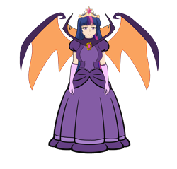 Size: 4032x3847 | Tagged: safe, twilight sparkle, oc, human, equestria girls, g4, big crown thingy, clothes, dress, element of magic, goddess, gown, humanized, jessabella glisten sparkle, jewelry, regalia, simple background, solo, transparent background