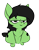 Size: 637x820 | Tagged: safe, artist:rocket-lawnchair, edit, oc, oc only, oc:filly anon, earth pony, pony, both cutie marks, female, filly, foal, lidded eyes, looking at something, mare, meme, simple background, sitting, smiling, smirk, solo, transparent background