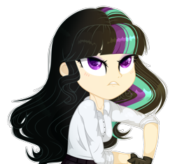 Size: 2221x2086 | Tagged: safe, artist:alinamandarina, artist:lunerymish, oc, oc only, oc:twivine sparkle, human, equestria girls, g4, annoying, base used, equestria girls-ified, female, frown, high res, human oc, simple background, solo, teeth, transparent background