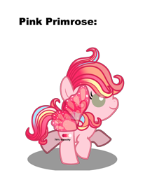 Size: 1922x2141 | Tagged: safe, artist:beavernator, artist:small-brooke1998, oc, oc only, oc:pink primrose, flutter pony, pony, adopted, foal, simple background, solo, transparent background