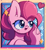 Size: 2300x2500 | Tagged: safe, artist:miryelis, pinkie pie, earth pony, pony, g4, big ears, big eyes, blushing, cute, heart, high res, long hair, open mouth, open smile, signature, smiling, solo, sparkles, window