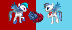 Size: 1920x797 | Tagged: safe, artist:snowy starshine, oc, oc:snowy starfall, oc:snowy starshine, pegasus, pony, 3d, armor, bat eyes, heartbreak