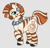 Size: 2300x2205 | Tagged: safe, artist:mod, oc, oc only, oc:zhanna, zebra, clip studio paint, digital art, high res, original art, photo, show accurate, solo, zebra oc