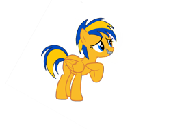 Size: 2048x1536 | Tagged: safe, artist:ry-bluepony1, oc, oc only, oc:flare spark, pegasus, pony, g4, female, mare, pegasus oc, simple background, smiling, solo, transparent background, zippermouth