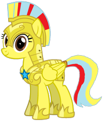 Size: 890x1045 | Tagged: safe, artist:star-armour95, oc, oc only, oc:michelle lightheart, pegasus, pony, armor, female, guardsmare, mare, pegasus oc, royal guard, simple background, smiling, solo, transparent background