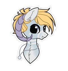 Size: 1276x1327 | Tagged: safe, artist:princess-of-the-nigh, oc, oc only, oc:florian, pony, bust, horns, male, portrait, simple background, solo, transparent background