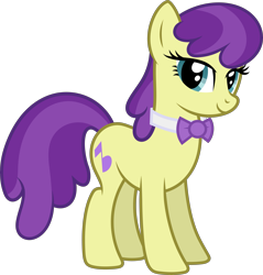 Size: 7077x7395 | Tagged: safe, artist:starryshineviolet, gameloft, symphony song, earth pony, pony, g4, absurd resolution, background pony, bedroom eyes, bowtie, female, looking at you, mare, simple background, solo, transparent background, vector
