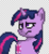 Size: 387x423 | Tagged: safe, artist:alumina nitride, twilight sparkle, pony, unicorn, dragonshy, g4, my little pony: friendship is magic, alpha channel, photoshop, pixel art, solo, standing, unicorn twilight