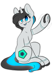 Size: 904x1249 | Tagged: safe, artist:umbreow, oc, oc only, oc:c1t0-b0r, pony, robot, robot pony, unicorn, female, mare, simple background, solo, transparent background
