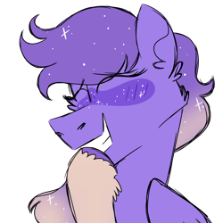 Size: 900x900 | Tagged: safe, artist:fuckomcfuck, oc, oc:bellatrix, pegasus, pony, blushing, eyes closed, simple background, solo, transparent background