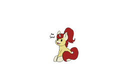 Size: 6000x4000 | Tagged: safe, artist:noxi1_48, oc, oc only, oc:treble pen, pony, unicorn, daily dose of friends, open mouth, open smile, simple background, sitting, smiling, smol, solo, transparent background