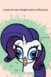 Size: 1000x1500 | Tagged: safe, artist:scandianon, rarity, pony, unicorn, g4, derp, female, flehmen response, floppy ears, hoers, horses doing horse things, majestic as fuck, mare, meme, onomatopoeia, rectangular pupil, solo, wall eyed, whiskers