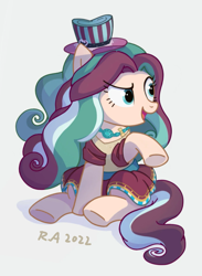 Size: 905x1239 | Tagged: safe, artist:raineve, earth pony, pony, ever after high, female, madeline hatter, solo