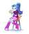 Size: 1280x1489 | Tagged: safe, artist:jellynut, sonata dusk, human, equestria girls, g4, boots, chair, eating, female, food, shoes, simple background, solo, sonataco, taco, white background