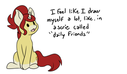 Size: 2992x1744 | Tagged: safe, artist:noxi1_48, oc, oc only, oc:treble pen, pony, unicorn, daily dose of friends, open mouth, simple background, sitting, solo, transparent background