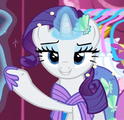 Size: 675x657 | Tagged: safe, screencap, rarity, mermaid, pony, unicorn, g4, scare master, clothes, costume, cropped, halloween, halloween costume, mermarity, nightmare night costume