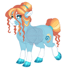 Size: 2959x2900 | Tagged: safe, artist:gigason, oc, oc only, oc:healing oat, earth pony, pony, blaze (coat marking), chin fluff, closed mouth, coat markings, colored hooves, earth pony oc, facial markings, hair bun, high res, hoof polish, looking back, male, obtrusive watermark, offspring, parent:meadowbrook, parent:rockhoof, parents:rockbrook, raised hoof, simple background, smiling, socks (coat markings), solo, stallion, standing, tail, tail bun, teal eyes, transparent background, watermark