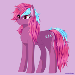 Size: 3000x3000 | Tagged: safe, artist:nutellaenjoyer, oc, pony, unicorn, high res, solo