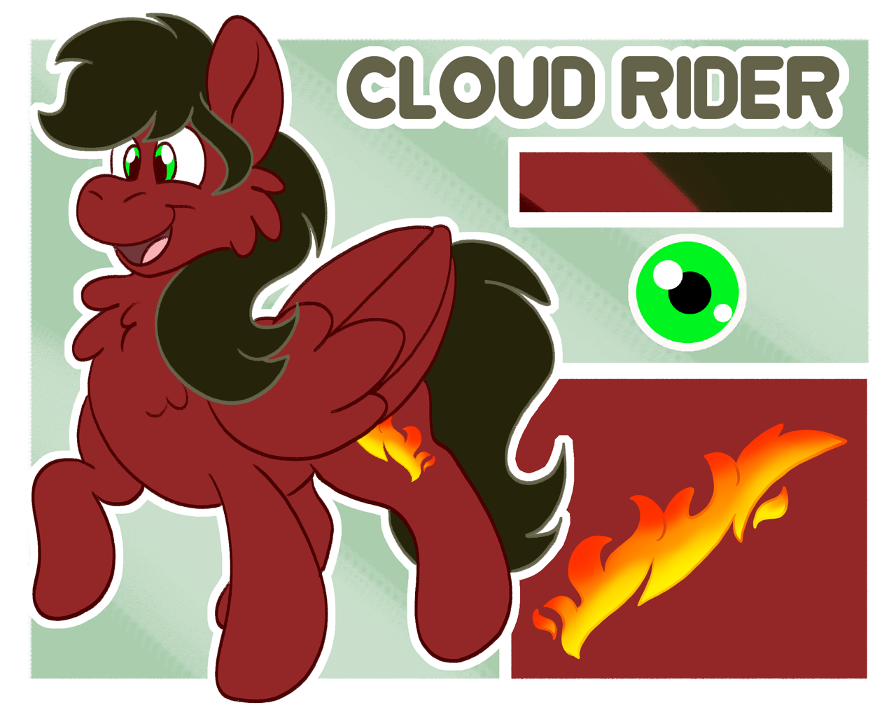 3202255 Safe Artist Euspuche Oc Oc Only Oc Cloud Rider Pegasus