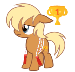 Size: 1253x1212 | Tagged: safe, artist:vi45, oc, oc only, earth pony, pony, g4, colt, foal, jump rope, male, simple background, solo, white background