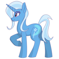 Size: 800x800 | Tagged: safe, artist:kujivunia, trixie, pony, unicorn, g4, colored, female, flat colors, mare, simple background, simple shading, solo, transparent background