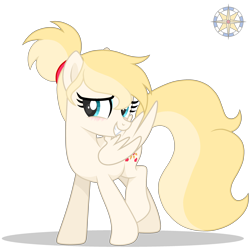 Size: 3024x3024 | Tagged: safe, artist:r4hucksake, oc, oc:ivory heart, pegasus, pony, female, high res, mare, simple background, solo, transparent background
