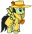 Size: 501x536 | Tagged: safe, artist:creedyboy124, oc, oc only, oc:sadie park, pegasus, pony, g4, clothes, detective, fedora, female, hat, simple background, smiling, solo, transparent background, trenchcoat