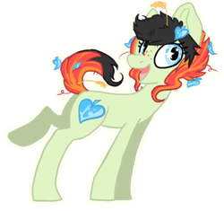 Size: 494x464 | Tagged: safe, oc, oc only, earth pony, pony, blue eyes, female, mare, open mouth, open smile, simple background, smiling, solo, transparent background