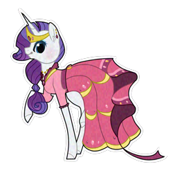 Size: 2000x2000 | Tagged: safe, artist:princess-of-the-nigh, rarity, pony, g4, clothes, dress, gala dress, gown, high res, rarity's first gala dress, simple background, solo, transparent background