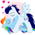 Size: 1400x1400 | Tagged: safe, artist:mlplary6, rainbow dash, soarin', pegasus, pony, g4, eyes closed, female, heart, kiss on the lips, love, male, mare, now kiss, ship:soarindash, shipping, stallion, straight