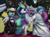 Size: 4200x3120 | Tagged: safe, artist:egil, princess celestia, oc, oc:jungle trek, alicorn, earth pony, pony, g4, canon x oc, clothes, dress, marriage, shipping, tuxedo, wedding dress