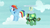 Size: 1280x720 | Tagged: safe, screencap, rainbow dash, tank, pegasus, pony, tortoise, g4, my little pony: friendship is magic, tanks for the memories, cloud, duo, eyes closed, goggles, looking at someone, open mouth, open smile, smiling, spread wings, wings