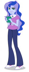Size: 568x1404 | Tagged: safe, princess luna, vice principal luna, human, equestria girls, g4, clothes, female, high heels, shoes, simple background, solo, transparent background