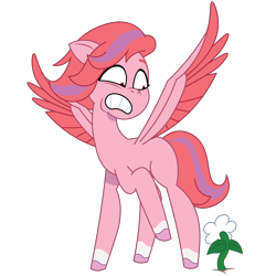 Size: 1200x1200 | Tagged: safe, artist:prixy05, windy, pegasus, pony, g5, my little pony: tell your tale, zipp's flight school, spoiler:g5, spoiler:my little pony: tell your tale, spoiler:tyts01e02, flower, scared, simple background, solo, transparent background, vector