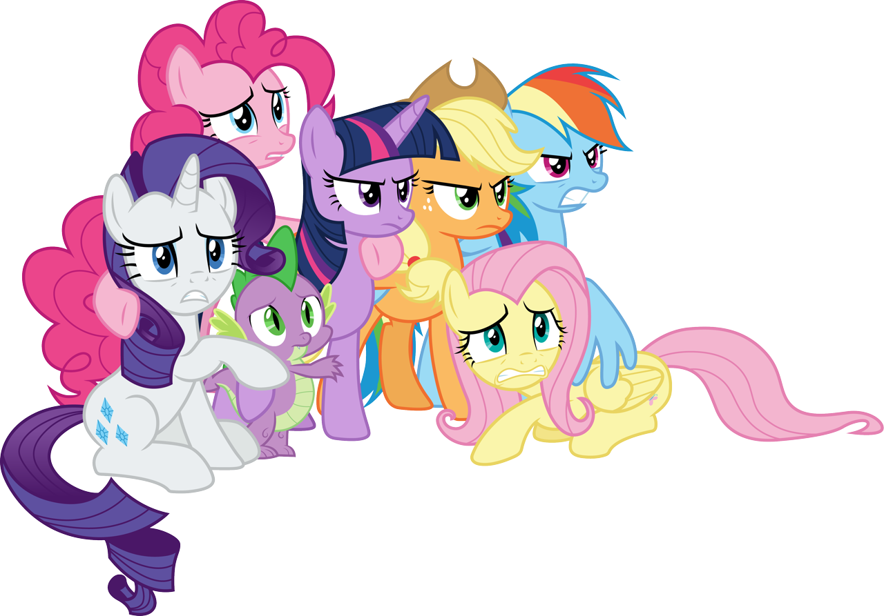 Safe Artist Cloudy Glow Applejack Fluttershy Pinkie Pie