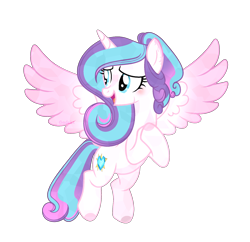 Size: 1812x1752 | Tagged: safe, artist:gadelix, princess flurry heart, alicorn, pony, g4, colored wings, colored wingtips, female, flying, mare, older, older flurry heart, simple background, solo, transparent background, wings