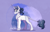 Size: 2740x1734 | Tagged: source needed, useless source url, safe, artist:alrumoon_art, oc, oc only, pony, unicorn, abstract background, blue eyes, chest fluff, curved horn, glasses, horn, leonine tail, male, tail, unicorn oc