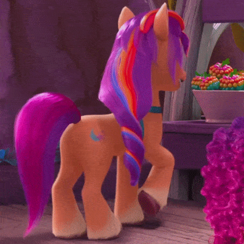 [animated,butt,earth pony,female,g5,gif,joke,mare,out of context,plot,pony,pun,safe,screencap,solo focus,butt shake,i watch it for the plot,spoiler:g5,sunny starscout,sunny starbutt,my little pony: make your mark,spoiler:my little pony: make your mark,mane stripe sunny,misty brightdawn,spoiler:my little pony: make your mark chapter 5,my little pony: make your mark chapter 5,rebirth misty,spoiler:mymc05e03,spoiler:mymc05e02,family trees]