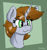 Size: 1825x1937 | Tagged: safe, artist:reddthebat, oc, oc only, oc:littlepip, pony, unicorn, fallout equestria, bust, closed mouth, eyebrows, eyebrows visible through hair, female, female oc, horn, mare, passepartout, pony oc, signature, smiling, solo, unicorn oc