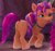 Size: 880x824 | Tagged: safe, screencap, misty brightdawn, sunny starscout, earth pony, pony, unicorn, family trees, g5, my little pony: make your mark, my little pony: make your mark chapter 5, spoiler:g5, spoiler:my little pony: make your mark, spoiler:my little pony: make your mark chapter 5, spoiler:mymc05e02, animated, butt shake, cropped, cute, duo, female, gif, i watch it for the plot, mane stripe sunny, mare, night market, offscreen character, rebirth misty, solo focus, sunnybetes, talking, you know for kids