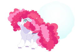 Size: 1280x854 | Tagged: safe, artist:itstechtock, oc, oc only, oc:aura moonstone, pegasus, pony, female, filly, foal, magical lesbian spawn, offspring, parent:izzy moonbow, parent:pipp petals, parents:moonpetals, simple background, solo, transparent background