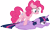 Size: 4933x3000 | Tagged: safe, artist:cloudy glow, pinkie pie, twilight sparkle, alicorn, earth pony, pony, g4, horse play, my little pony: friendship is magic, .ai available, duo, female, mare, simple background, transparent background, twilight sparkle (alicorn), vector