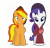 Size: 6058x5809 | Tagged: safe, artist:creedyboy124, rarity, oc, oc:firey ratchet, pegasus, pony, unicorn, g4, clothes, detective, detective rarity, fedora, female, hat, looking at you, male, mare, nervous, nervous smile, simple background, smiling, stallion, transparent background, trenchcoat