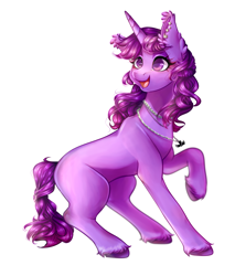 Size: 1110x1300 | Tagged: safe, artist:symphstudio, oc, oc only, pony, unicorn, simple background, solo, white background