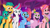 Size: 1920x1080 | Tagged: safe, screencap, hitch trailblazer, misty brightdawn, pipp petals, sparky sparkeroni, windy, zipp storm, dragon, earth pony, pegasus, pony, unicorn, attack of the bunnisus, g5, my little pony: tell your tale, spoiler:g5, spoiler:my little pony: tell your tale, spoiler:tyts01e61, :o, baby, baby dragon, bean mouth, female, group, happy, male, mare, one of these things is not like the others, open mouth, open smile, papa hitch, rebirth misty, royal sisters (g5), sextet, siblings, sisters, smiling, stallion